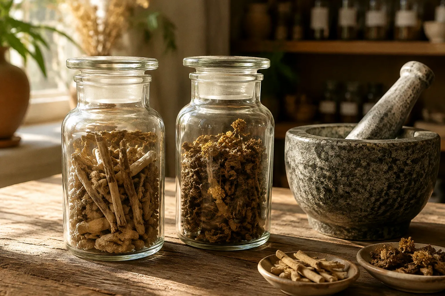 Ashwagandha oder Rosenwurz: Welches Adaptogen passt wann?