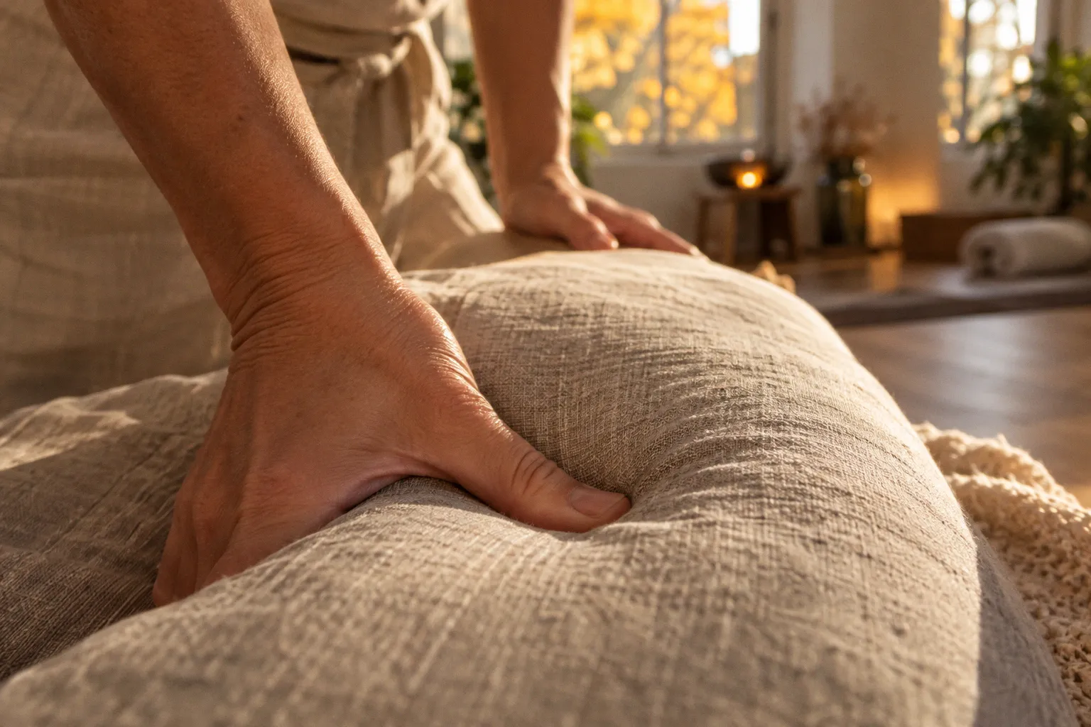 Faszienmassage: Wie mechanischer Druck das Bindegewebe löst