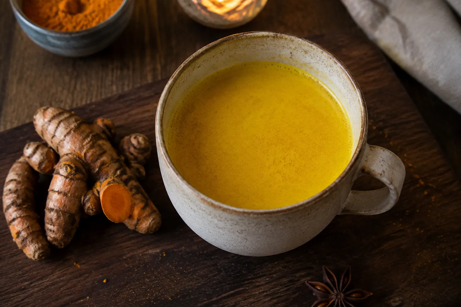 Goldene Milch am Abend: Was bewirkt das Kurkuma-Ritual?