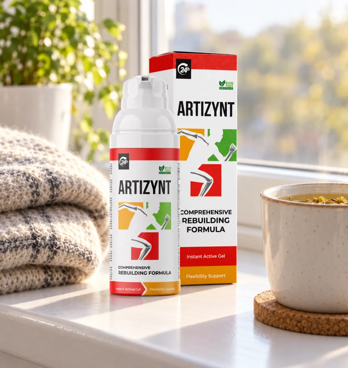 ArtiZynt Gel — Verpackung im Alltag