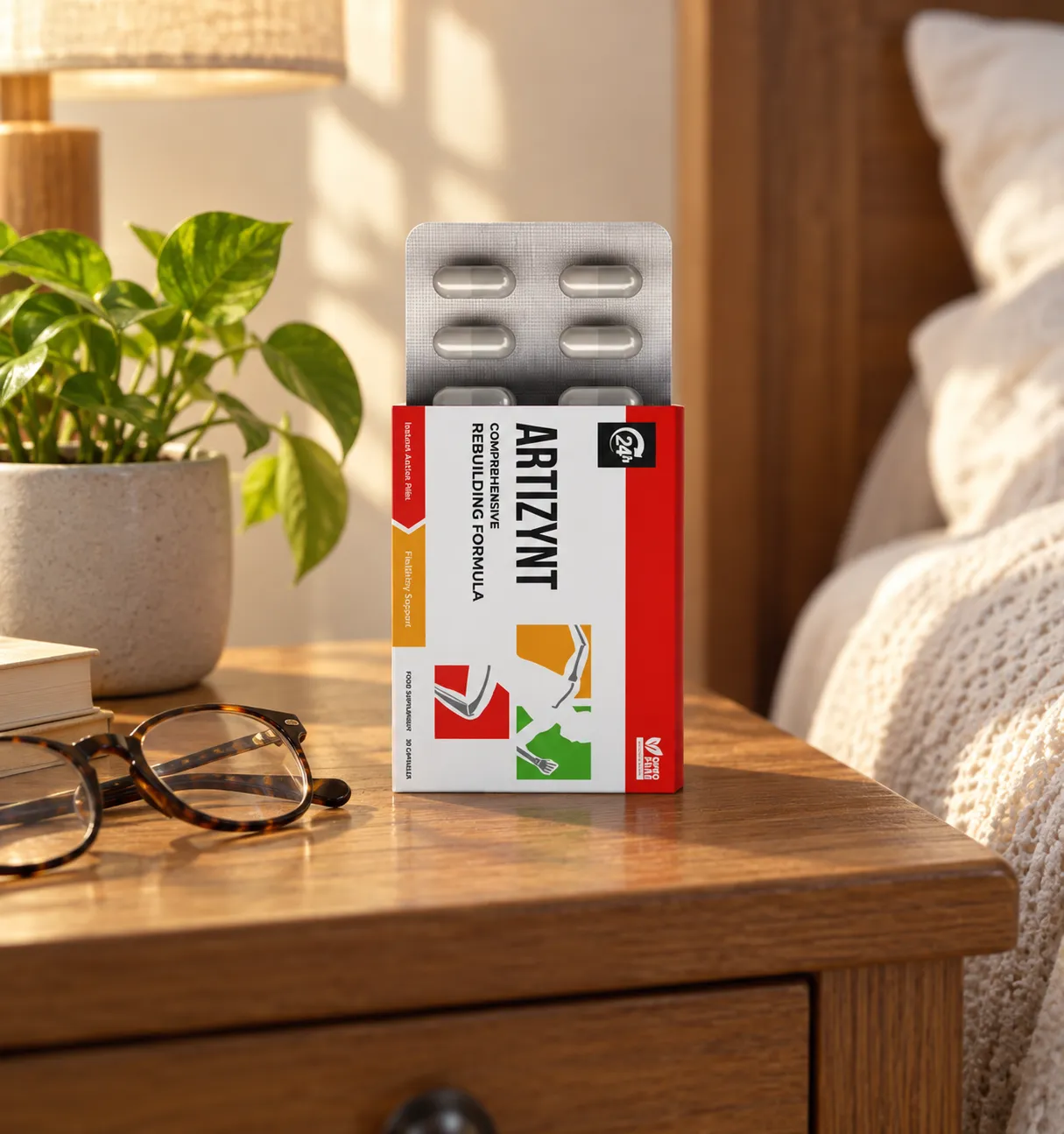 ArtiZynt Capsules — Verpackung im Alltag