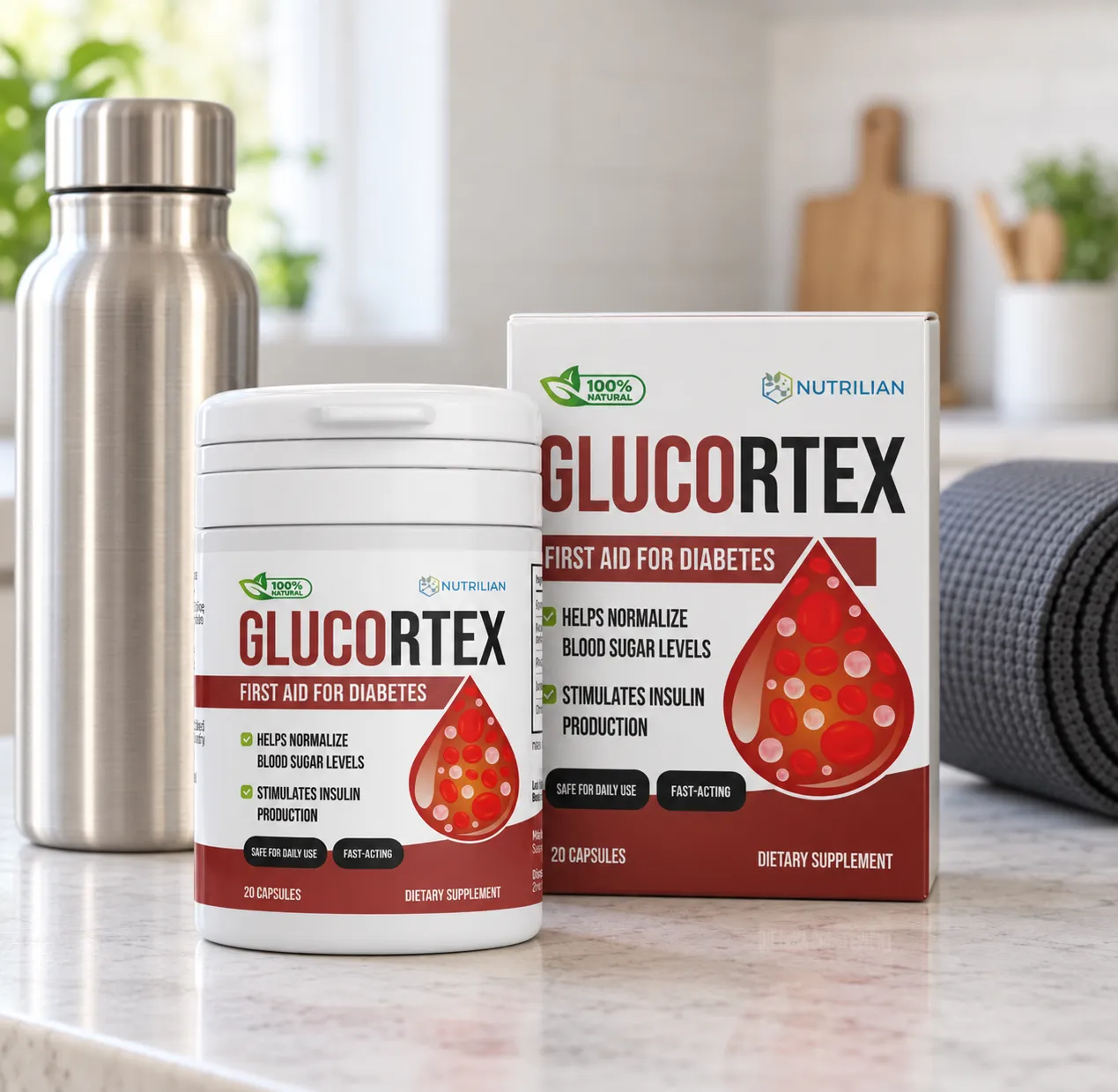Glucortex — Verpackung im Alltag