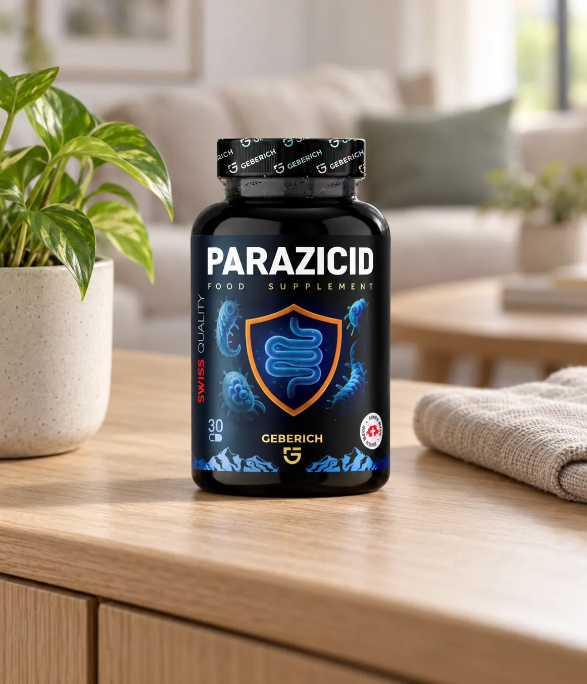 Parazicid — Verpackung im Alltag