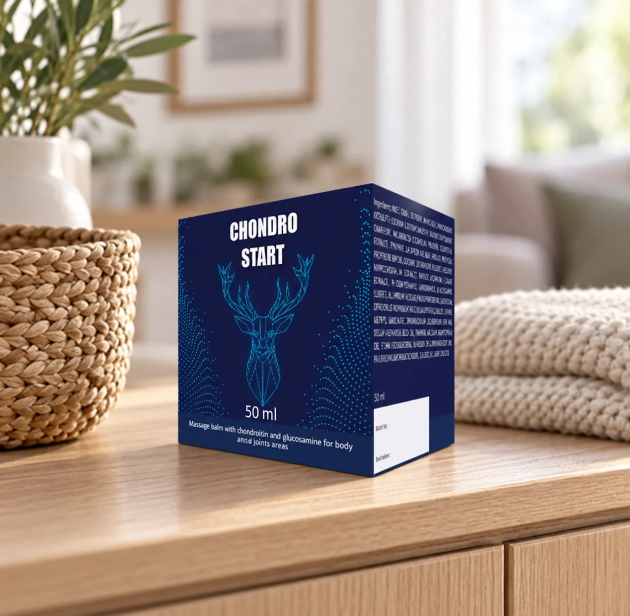 Chondrostart — Verpackung im Alltag