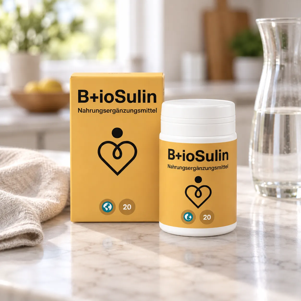 Bio+Sulin — Verpackung im Alltag